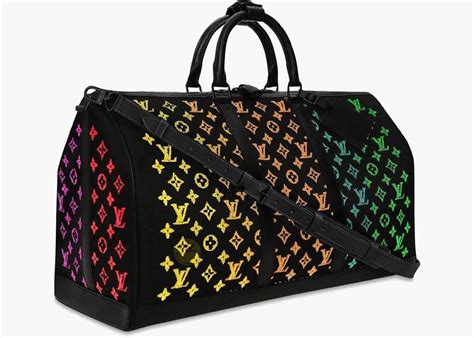 louis vuitton fiber optic bag|Louis Vuitton keepall led monogram.